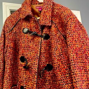 Tweed peacoat